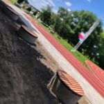 ławka betonowa okrągła