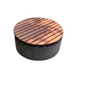 Ławka betonowa okrągła